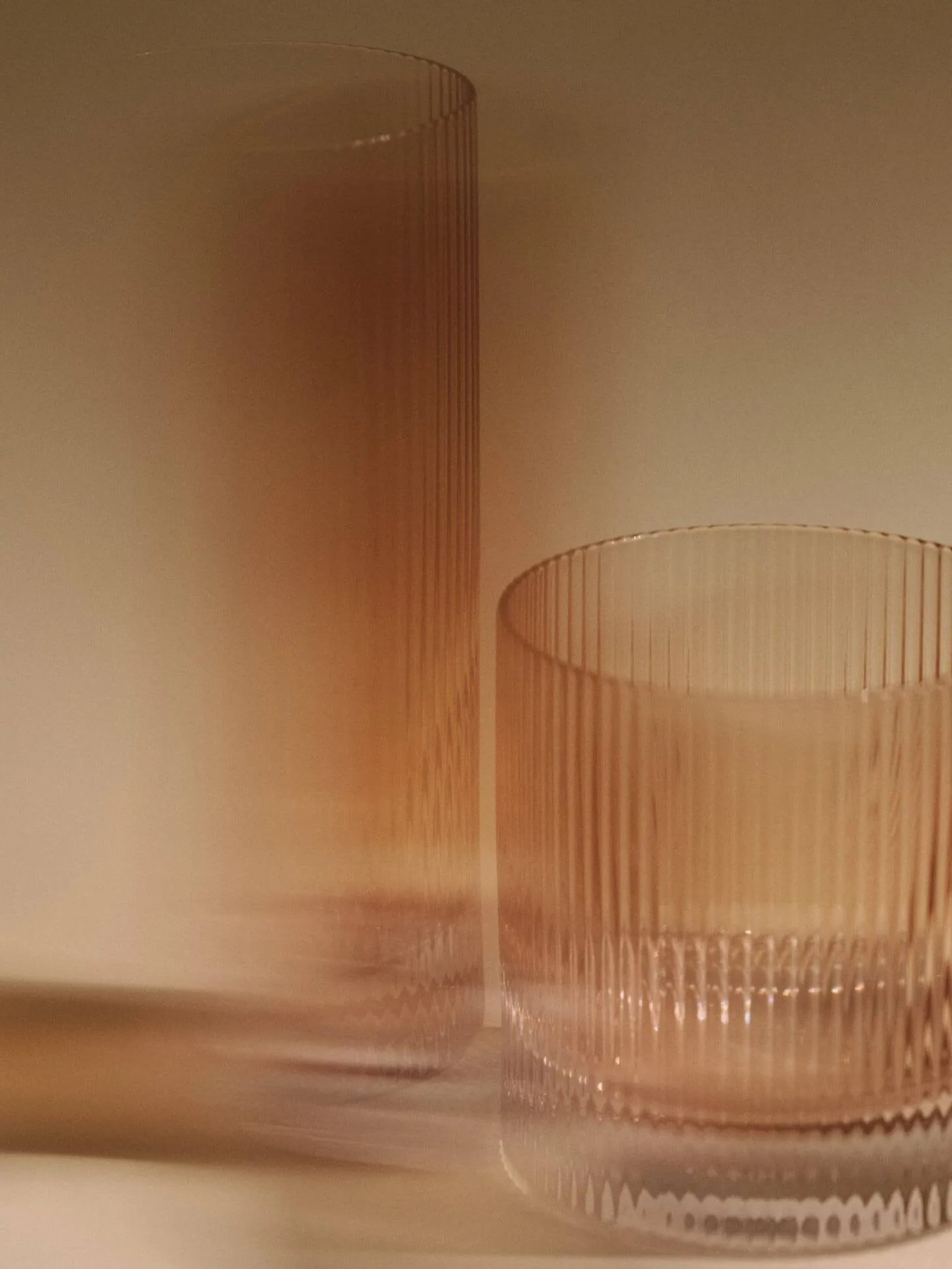 Ripple tumbler glas 25 cl 2-pack, Blush Ferm Living