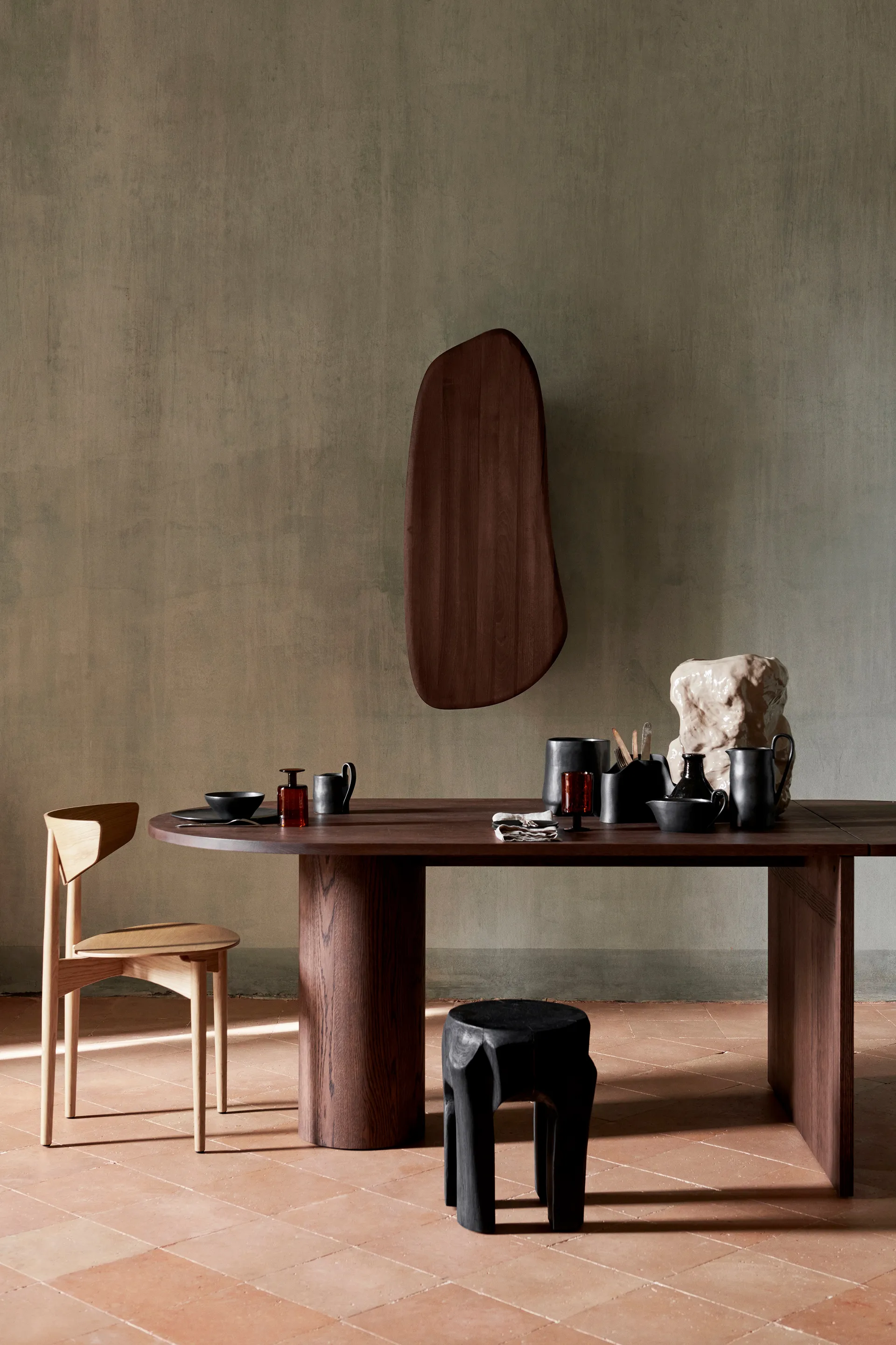 Root pall Ø30x40 cm, Black stained Ferm Living