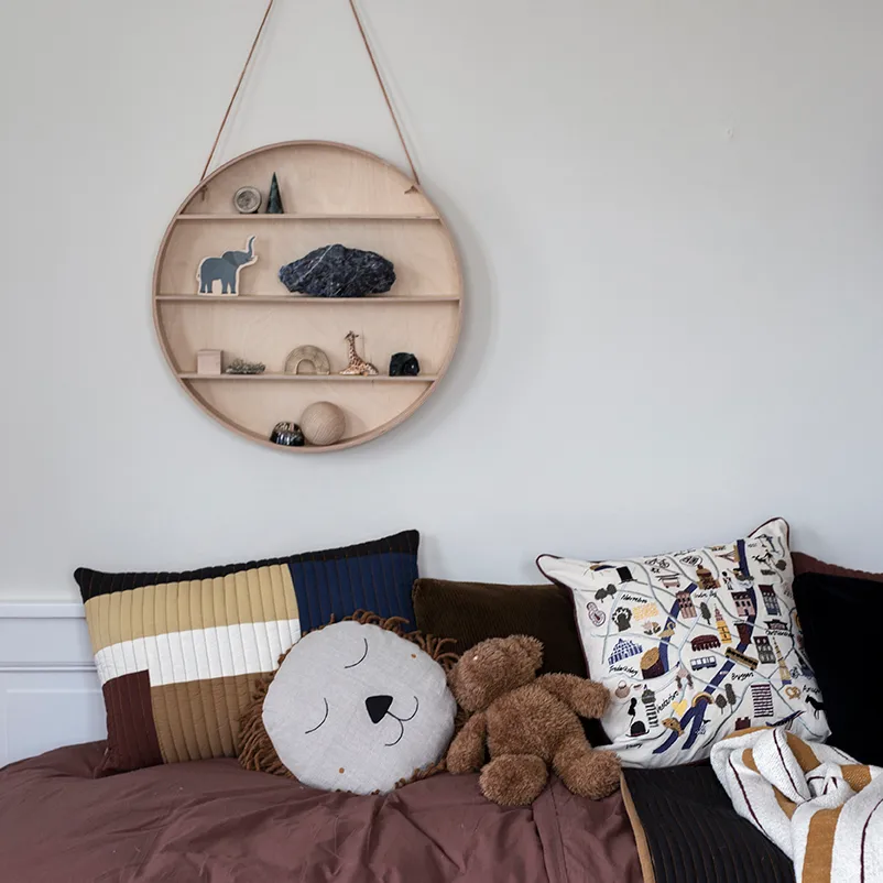 Safari kudde lejon, natural Ferm Living
