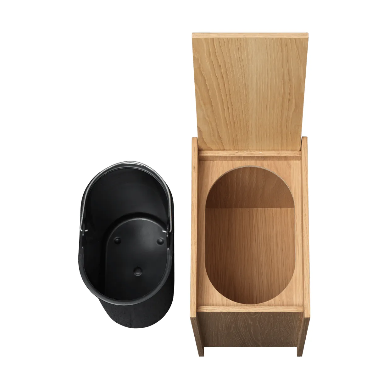 Sama papperskorg, Ek, 35 L Ferm Living