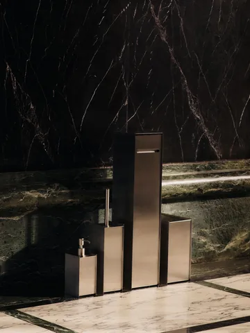Sama soptunna - Brushed stainless steel - Ferm Living