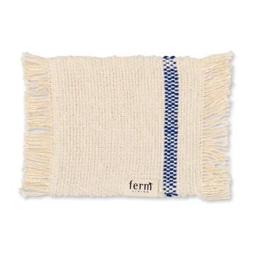 Savor glasunderlägg 4-pack 10x14 cm - Off-white/Blue - Ferm Living