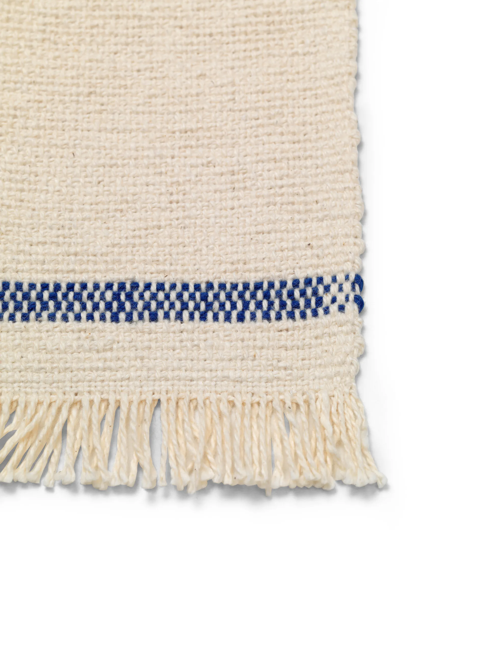 Savor glasunderlägg 4-pack 10x14 cm, Off-white/Blue Ferm Living
