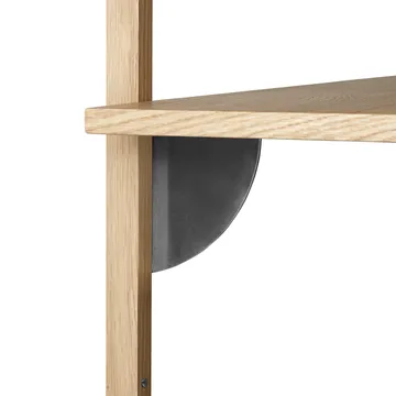 Sector hylla single narrow - Ek-svart - Ferm Living