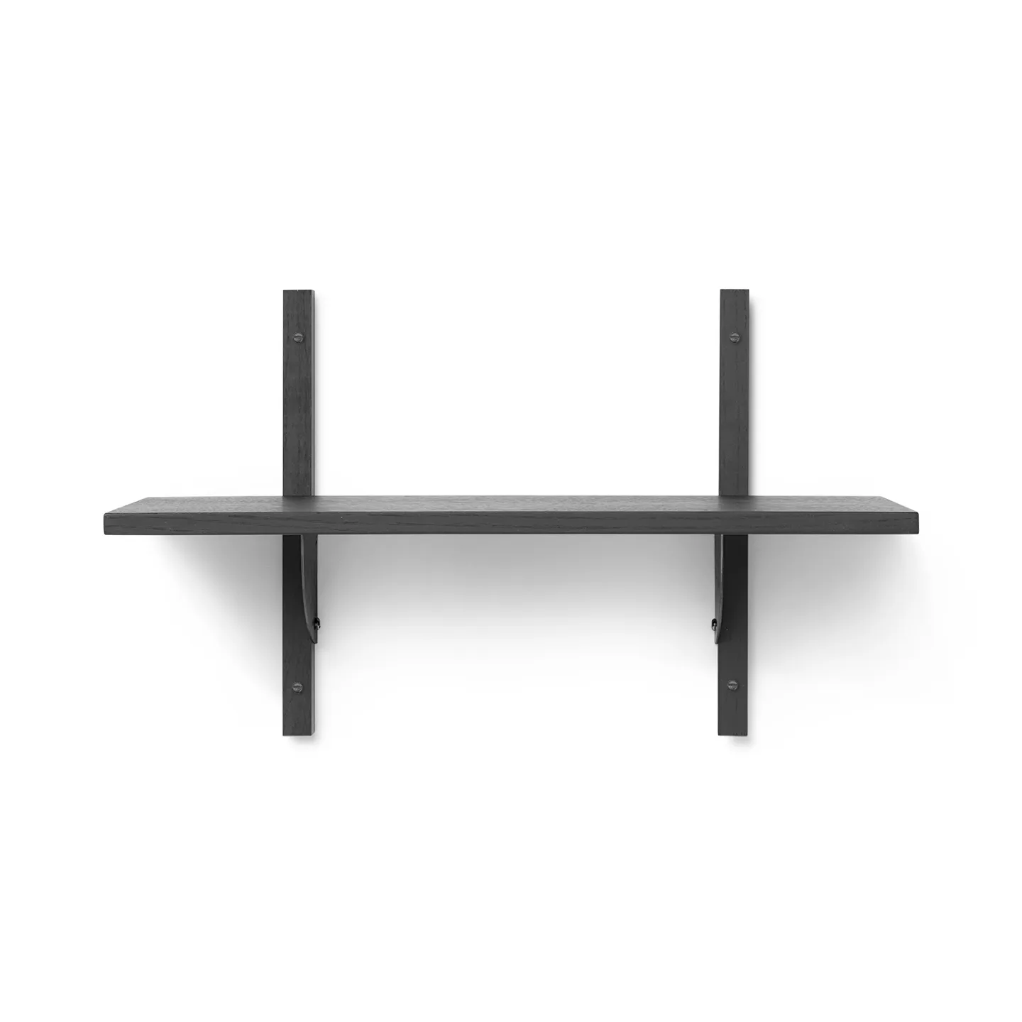 Sector hylla single narrow, Svart ask-svart Ferm Living