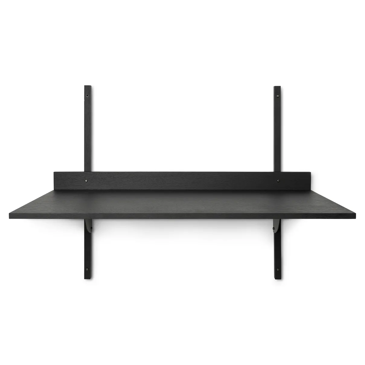 Sector skrivbord, Black ash-black brass Ferm Living