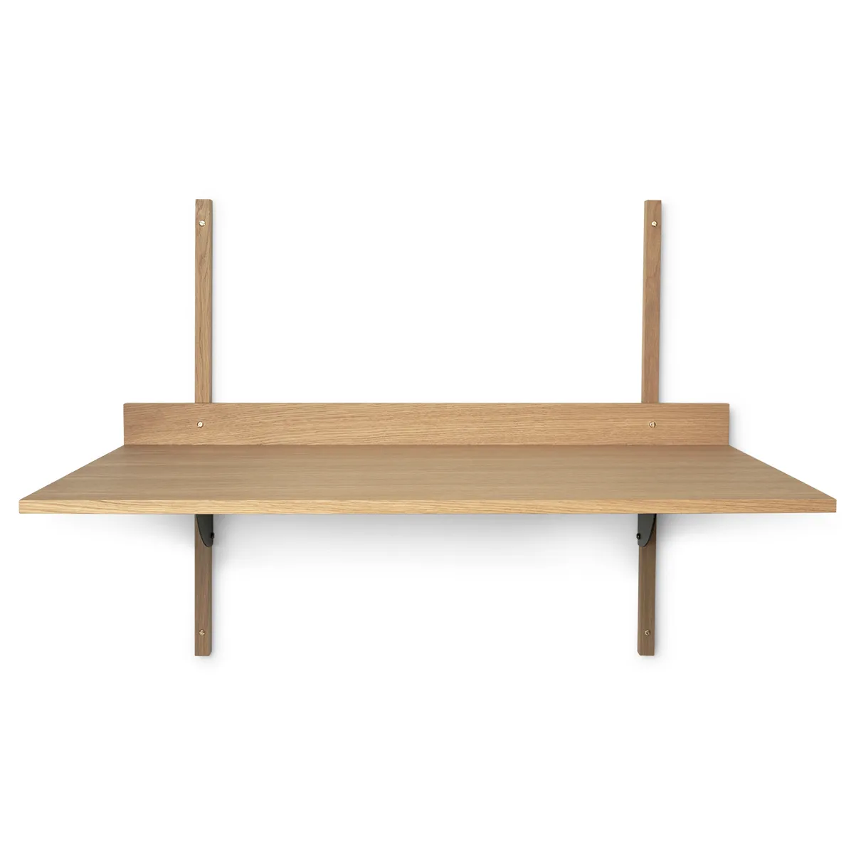 Sector skrivbord, Oak-black brass Ferm Living