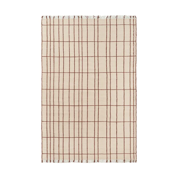 Sen matta - Parchment-chestnut, 200x300 cm - Ferm Living