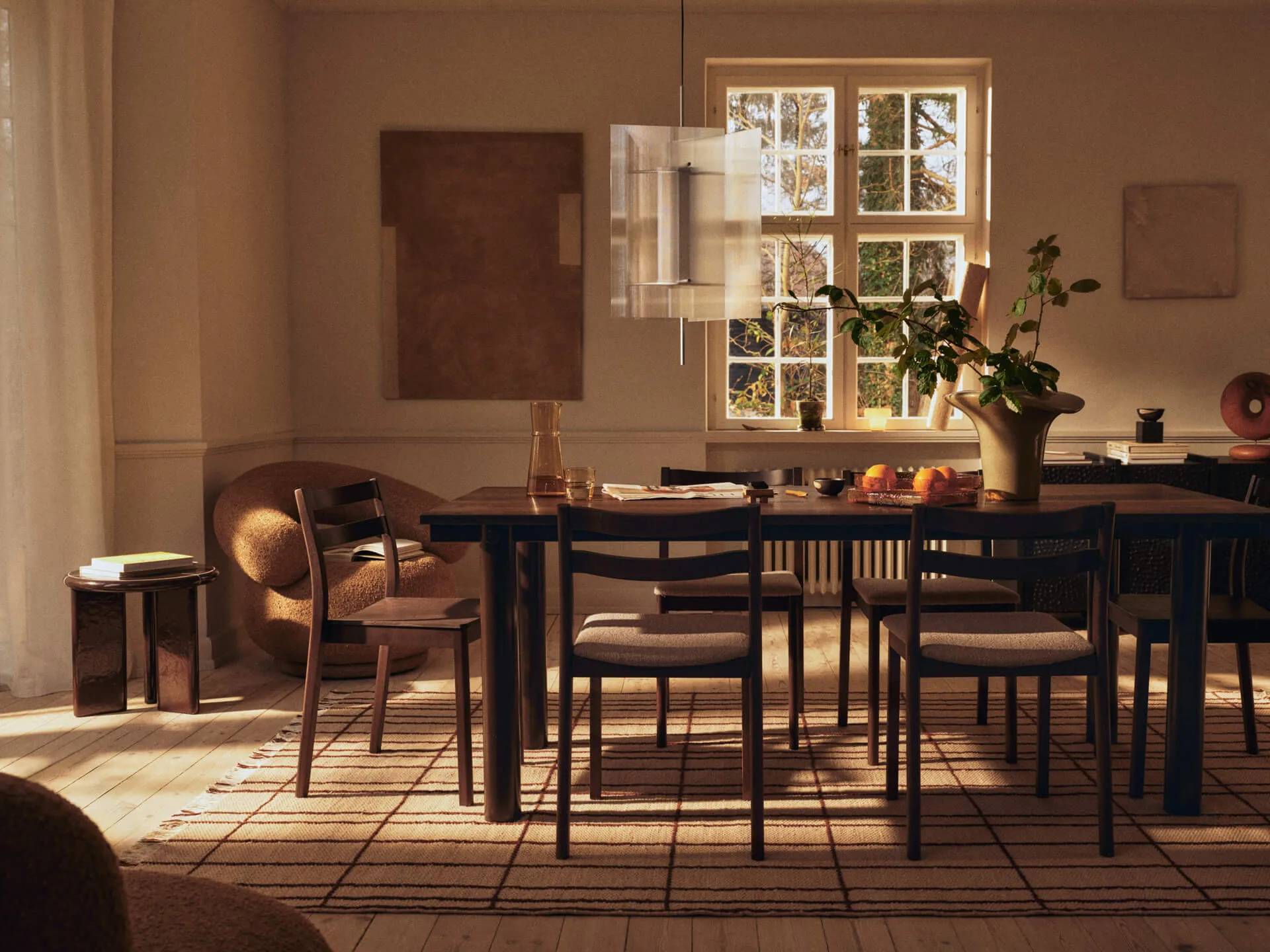 Sen matta, Parchment-chestnut, 200x300 cm Ferm Living