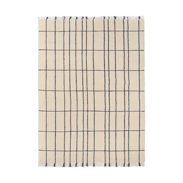 Sen matta - Parchment-indigo, 140x200 cm - Ferm Living