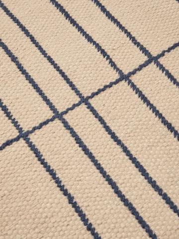 Sen matta - Parchment-indigo, 170x240 cm - Ferm Living