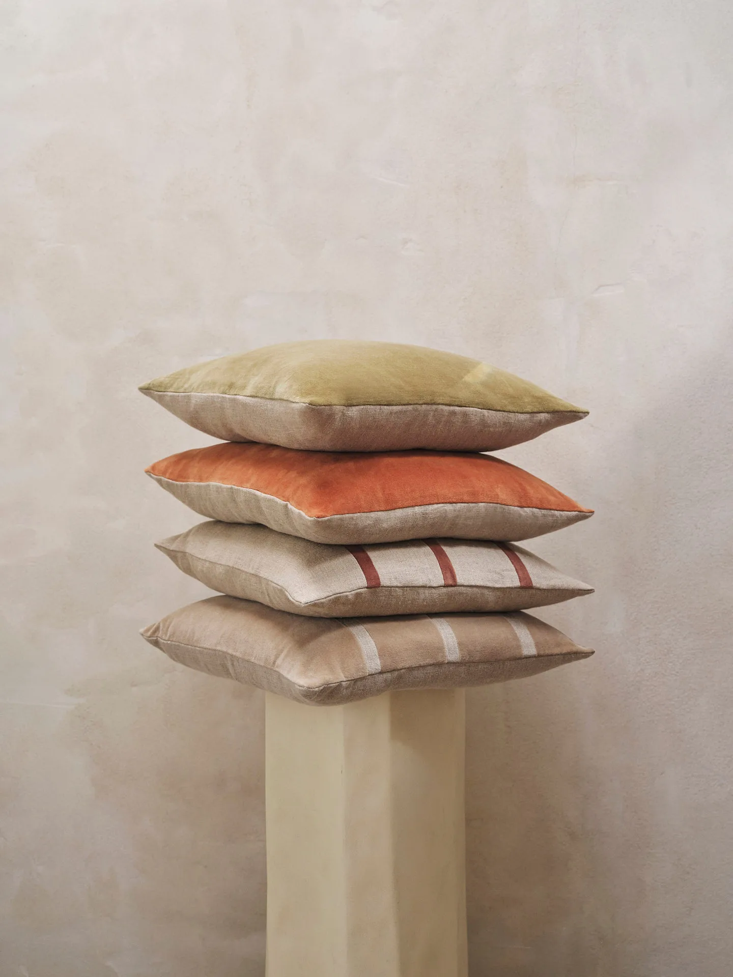 Senti kudde 50x50 cm, Baked clay Ferm Living