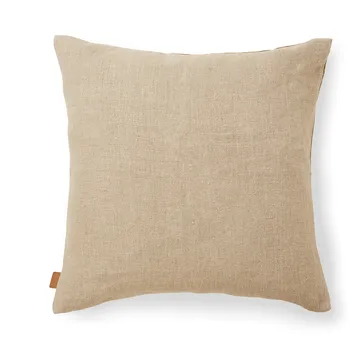 Senti Stripe kudde 50x50 cm - Dark sand-linen - Ferm Living