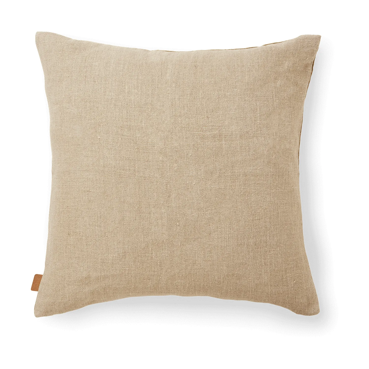 Senti Stripe kuddfodral 50x50 cm, Dark sand-linen Ferm Living