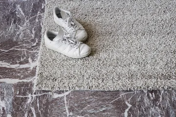 Shade Loop matta S 140x200 cm - Beige - Ferm Living