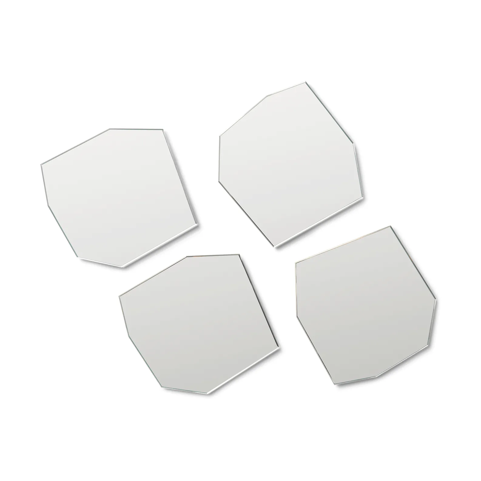 Shard glasunderlägg 4-pack, Mirror Ferm Living