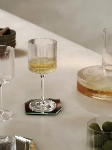 Shard glasunderlägg 4-pack - Mirror - Ferm Living