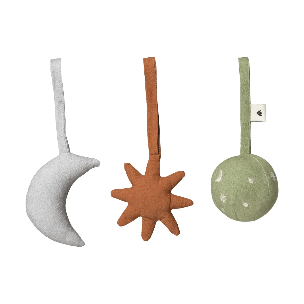 Skye babyleksaker 3 delar, Tea green Ferm Living