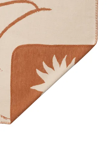 Skye filt - Sienna-parchment, 80x120 cm - Ferm Living