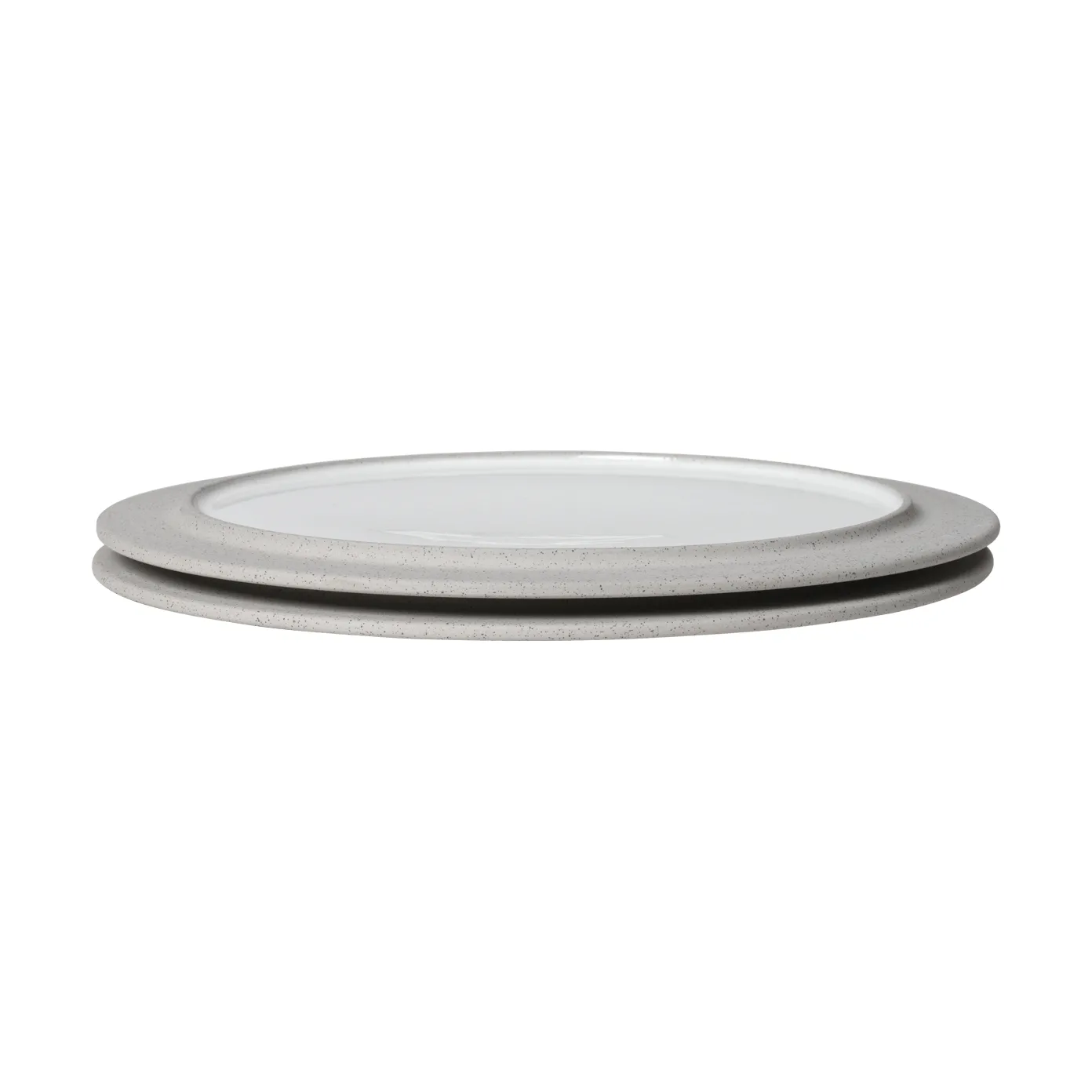 Sonae tallrik 2-pack, Grey-white, Ø28 cm Ferm Living