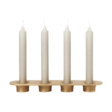 Soothe 4 ljusstake 8x29 cm - Brass Finish - Ferm Living