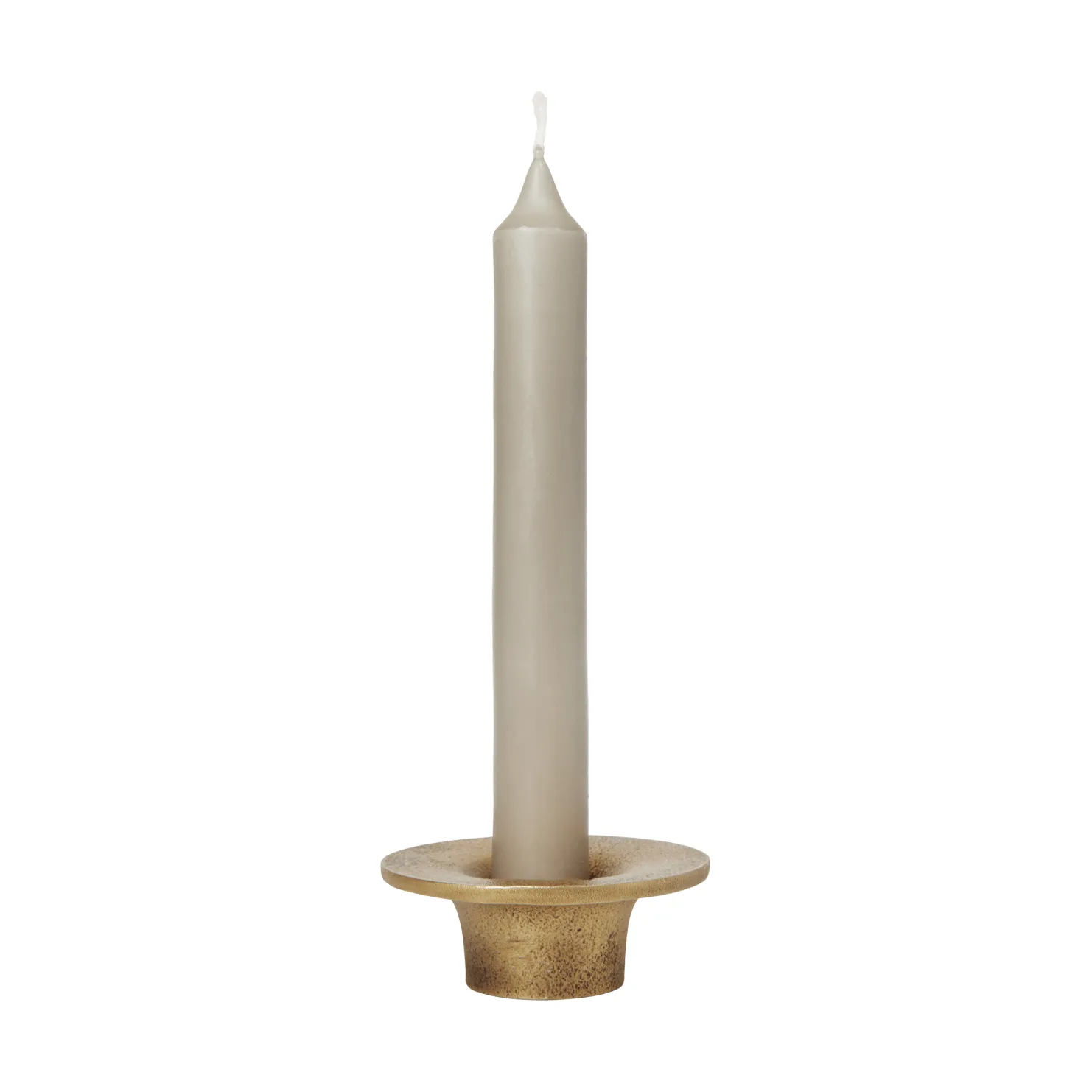 Soothe ljusstake Ø8 cm, Brass Finish Ferm Living