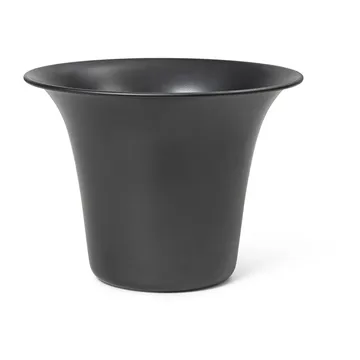 Spun Alu kruka Ø24x17,5 cm - Blackened aluminium - Ferm Living