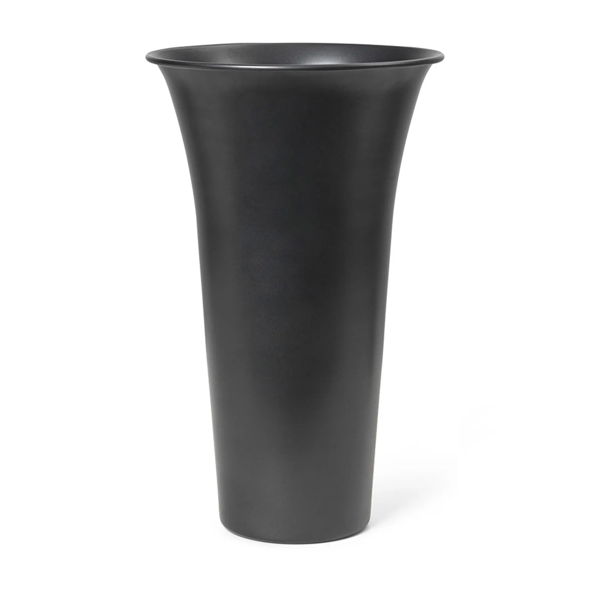 Spun Alu vas Ø21,3x41,9 cm, Blackened aluminium Ferm Living