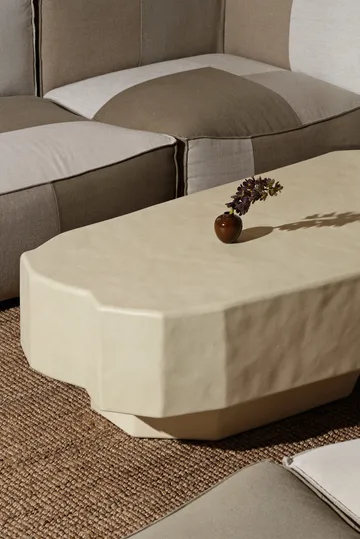 Staffa soffbord 163,5x82,4 cm - Ivory - Ferm Living