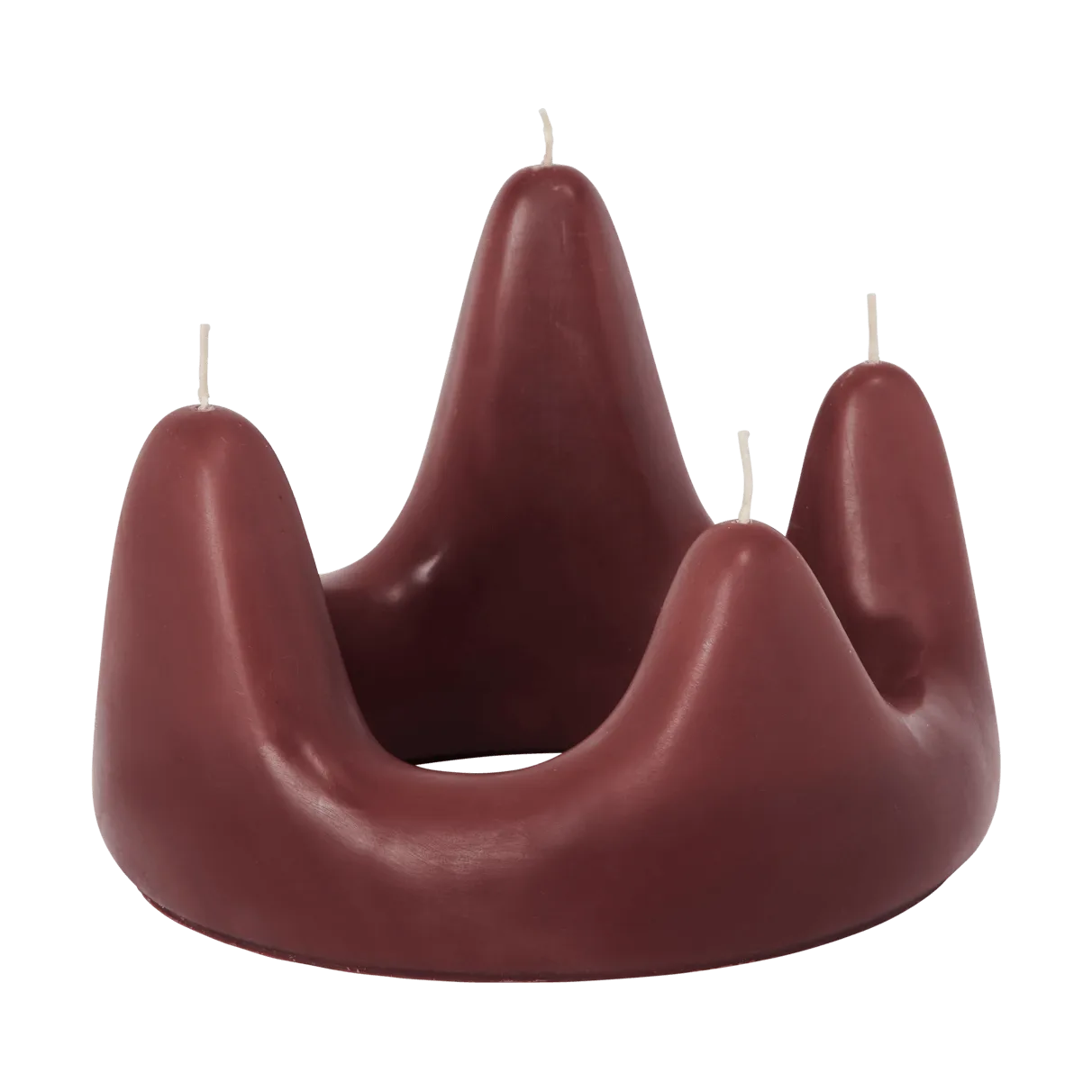 Stala candle ring ljus, Dark grape Ferm Living