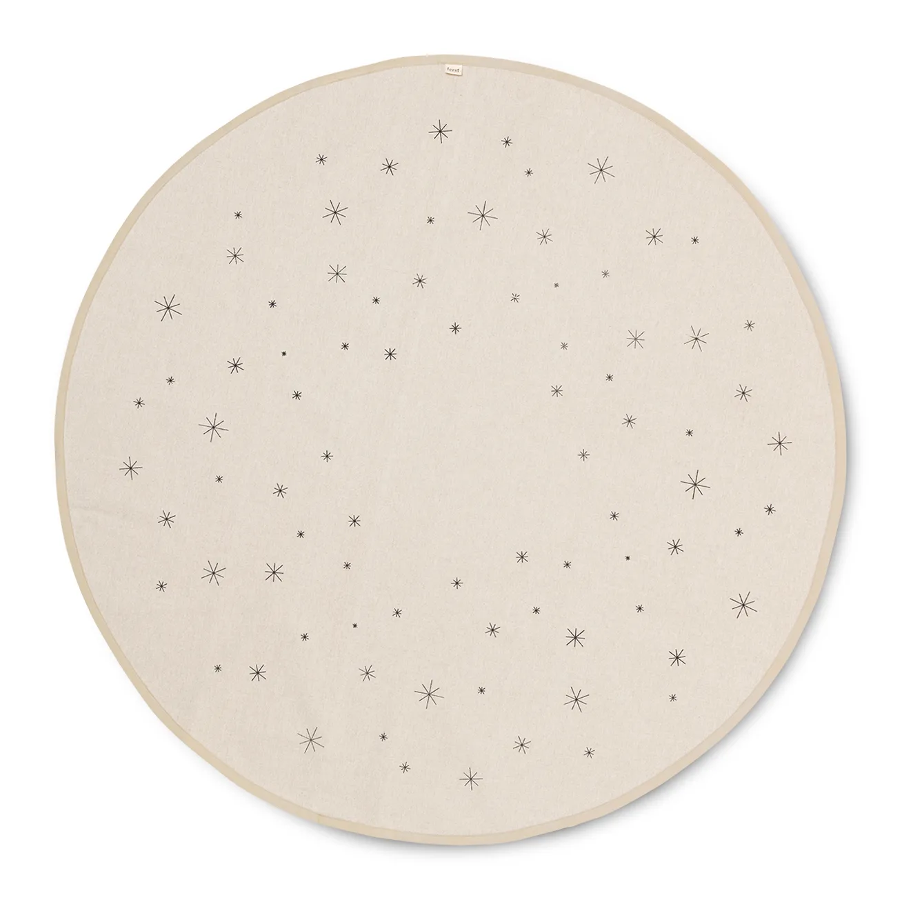 Star julgransmatta Ø120 cm, Sand Ferm Living