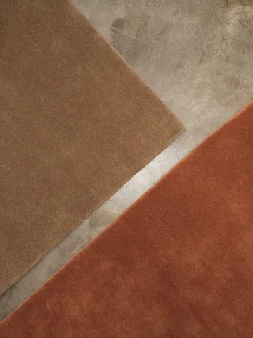 Stille tuftad matta - Red brown, 200x300 cm - Ferm Living