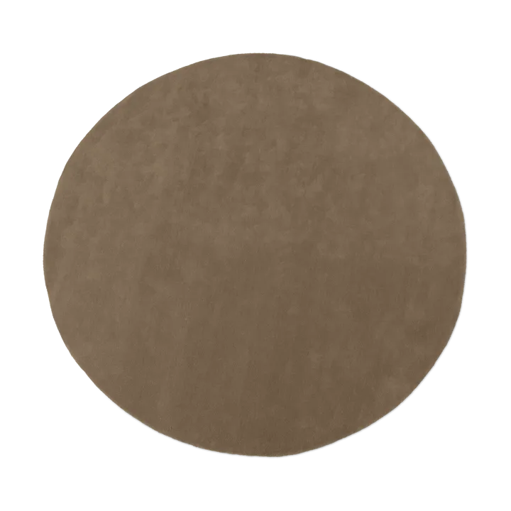 Stille tuftad matta rund - Ash Brown Ø240 cm - Ferm Living