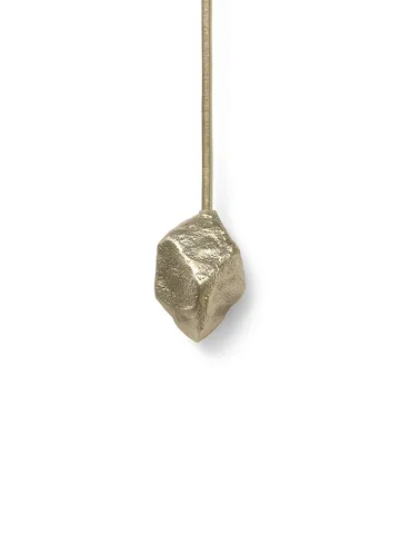 Stone christmas tree ljusstake - brass - Ferm Living