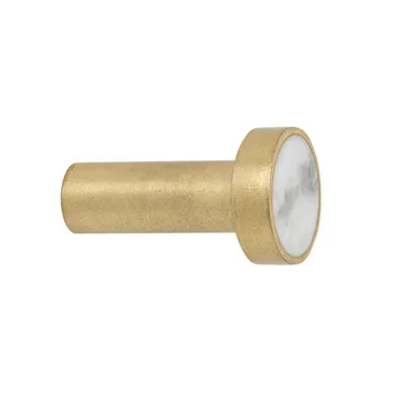 Stone krok liten - vit marmor-mässing - Ferm Living