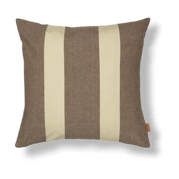 Strand outdoor kuddfodral 50x50 cm - Carob brown-parchment - Ferm Living