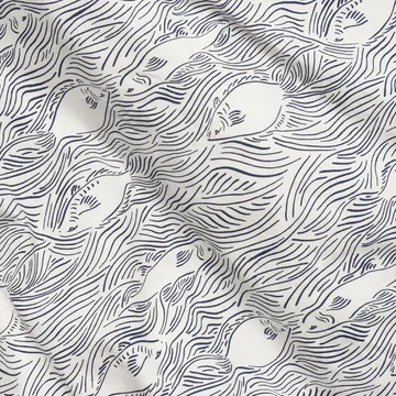 Stream bäddset 100x140 cm - Off white - Ferm Living