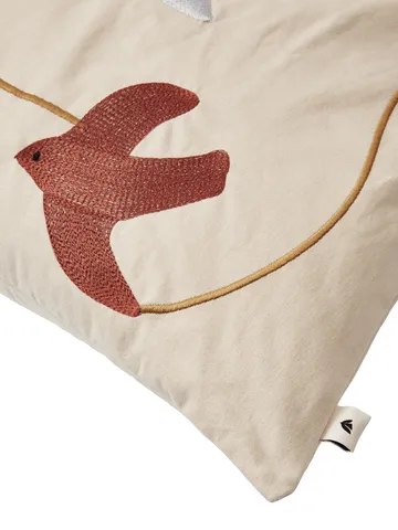 Swif bird broderat kuddfodral 40x60 cm - Multi - Ferm Living