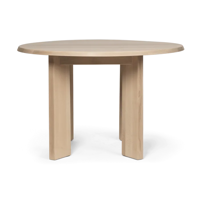 Tarn matbord 104,6x113,5 cm - White Oiled Beech - Ferm Living