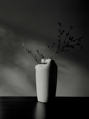 Tereo vas - Off-white speckle, 27 cm - Ferm Living