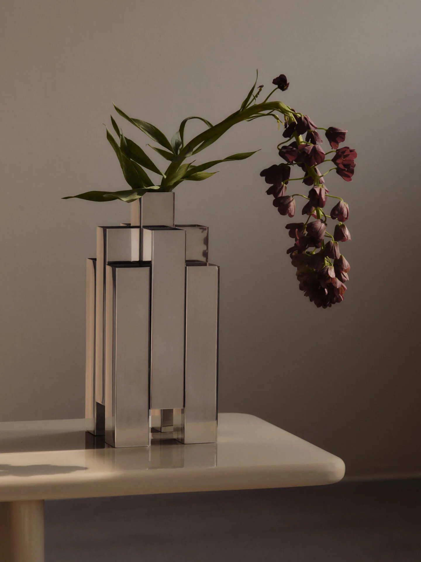 Tessera vas 3x3, Mirror polished Ferm Living