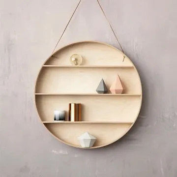 The Round Dorm hylla - Ø 55 cm - Ferm Living
