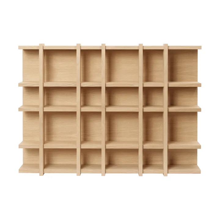 Tilem bokhylla - Ekfanér, 6x4 - Ferm Living