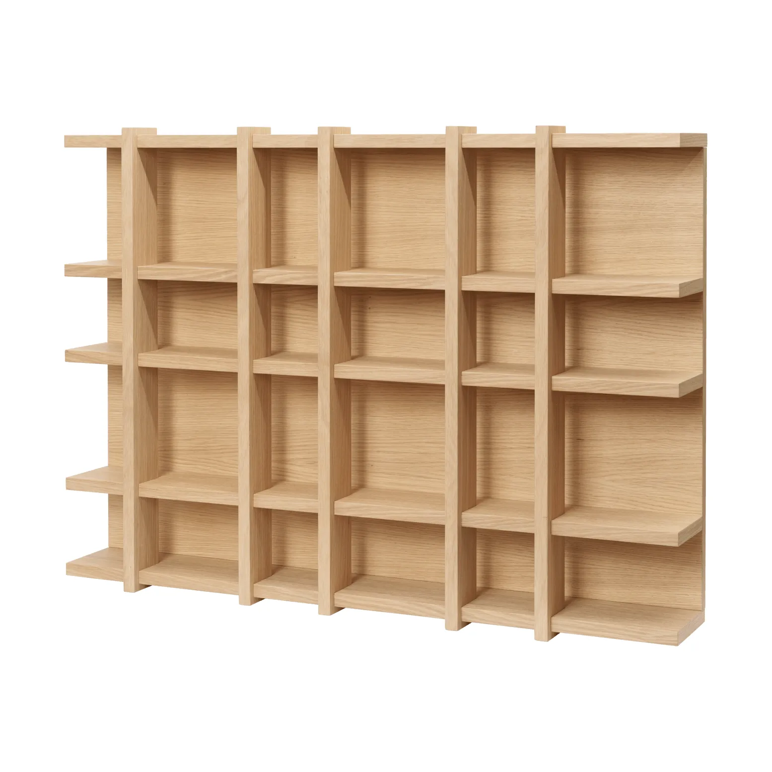 Tilem bokhylla, Ekfanér, 6x4 Ferm Living