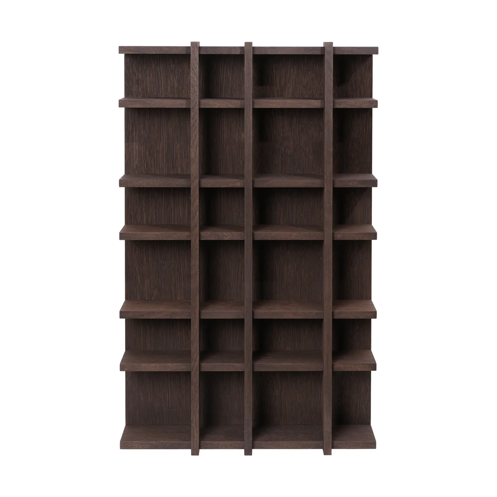 Tilem bokhylla, Mörkbetsad ek, 4x6 Ferm Living