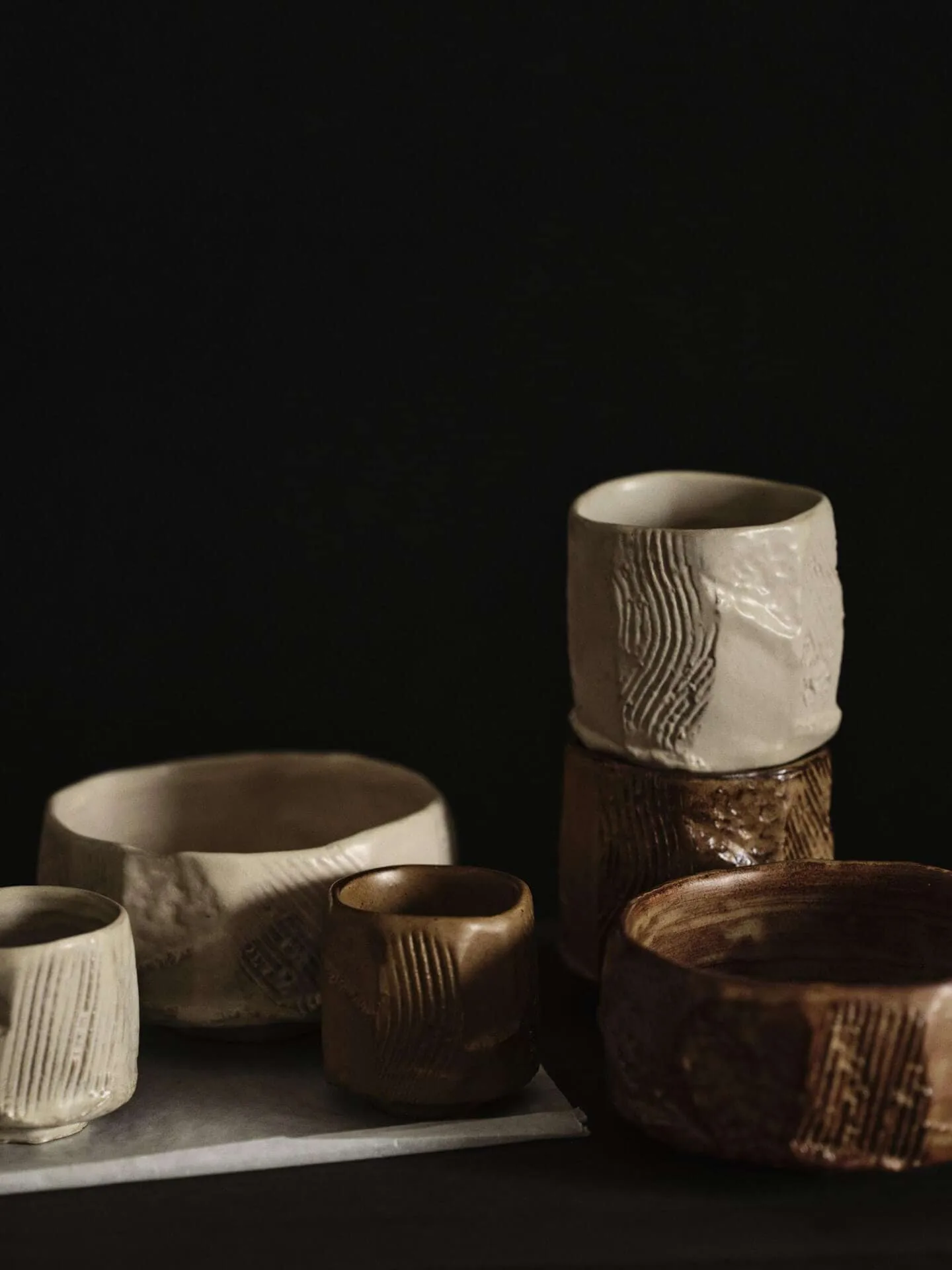 Toky skål, Dark buff, 13x13x7 cm Ferm Living