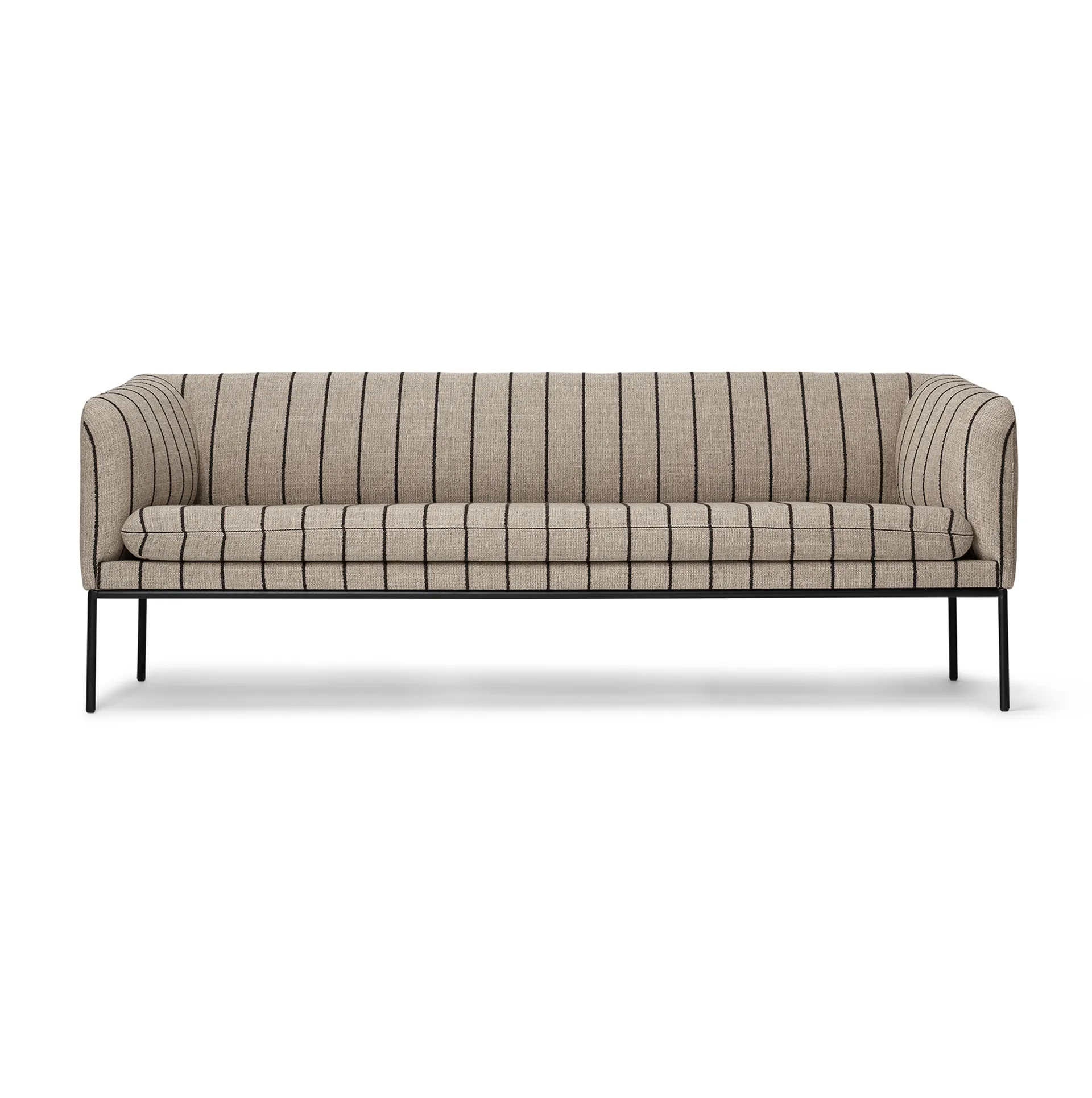 Turn soffa 3-sits, Pasadena (randig) Ferm Living