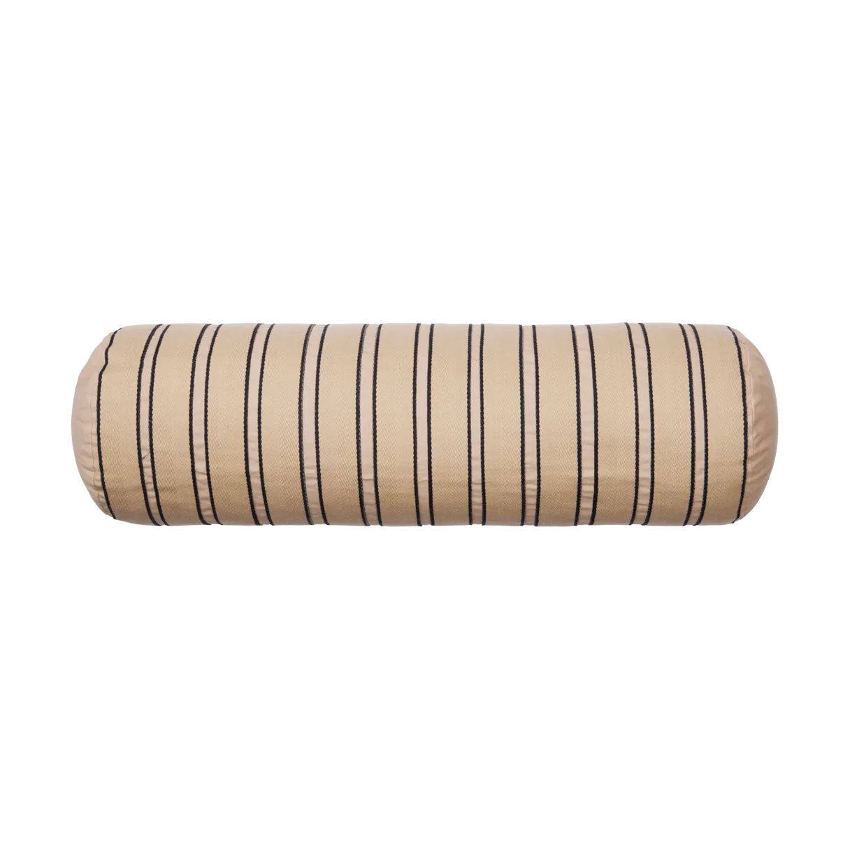 Twill bolster cylinderkudde, Cashmere-black Ferm Living