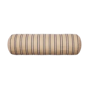 Twill bolster cylinderkudde - Cashmere-black - Ferm Living