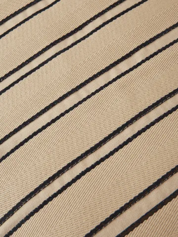Twill bolster cylinderkudde - Cashmere-black - Ferm Living